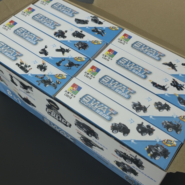 Kit Educativo Tipo LEGO Police Swat 8 en 1 Genérico - 40 Kit Educativo Tipo LEGO Police Swat 8 en 1 Genérico - 40