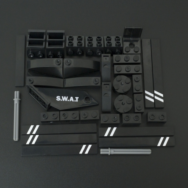 Kit Educativo Tipo LEGO Police Swat Genérico - 17 Kit Educativo Tipo LEGO Police Swat Genérico - 17