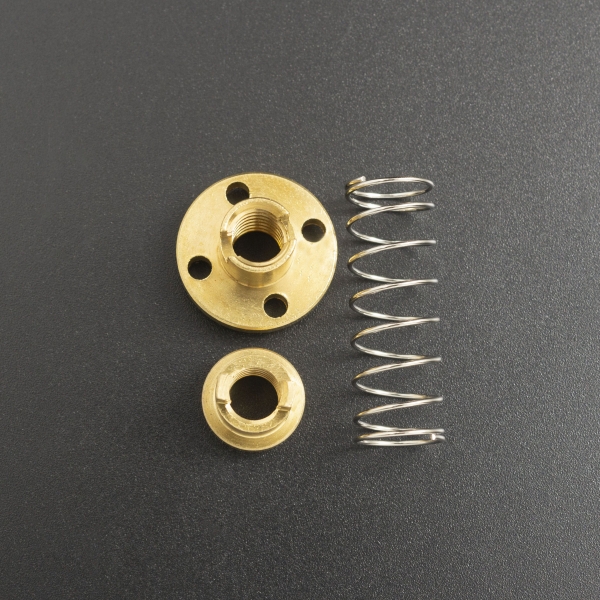 Tuerca T8 Anti Backlash Para Varilla Trapezoidal 1 Hilo Genérico - 2