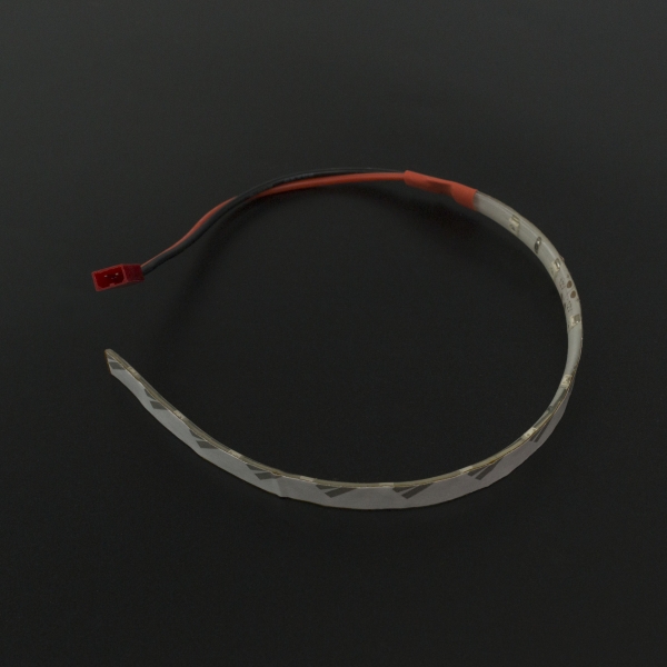 Cinta LED 3528 Roja 20CM Con Conector JST Macho Genérico - 2