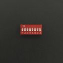 DIP Switch de 8P Rojo Genérico - 1