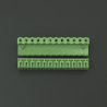 Terminal de Bloque Enchufable 5.08MM Verde 12P Genérico - 2 Terminal de Bloque Enchufable 5.08MM Verde 12P Genérico - 2