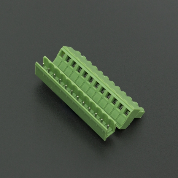 Terminal de Bloque Enchufable 5.08MM Verde 12P Genérico - 6 Terminal de Bloque Enchufable 5.08MM Verde 12P Genérico - 6
