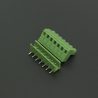 Terminal de Bloque Enchufable 5.08MM Verde 7P Inclinado 90 Grados Genérico - 3
