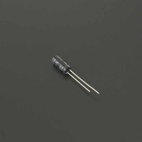 Capacitor Electrolítico De Aluminio 22uF 50V 5x11 mm Genérico - 2
