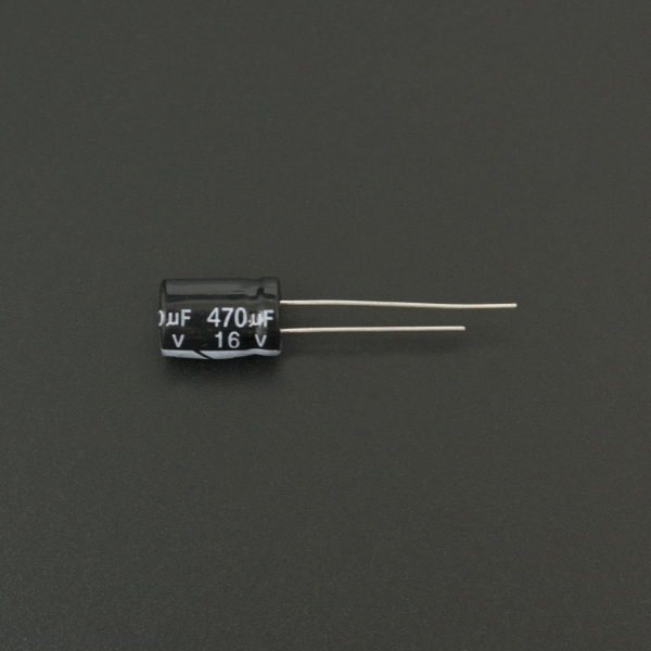 Capacitor Electrolítico De Aluminio 470uF 16V 8x12 mm Genérico - 1