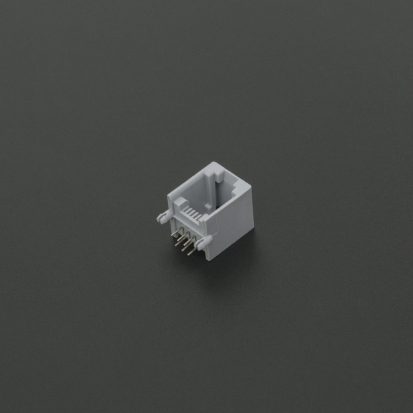 Conector Jack RJ12 Gris Para PCB Genérico - 2