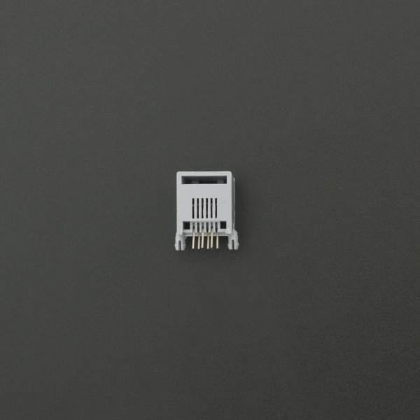 Conector Jack RJ12 Gris Para PCB Genérico - 3