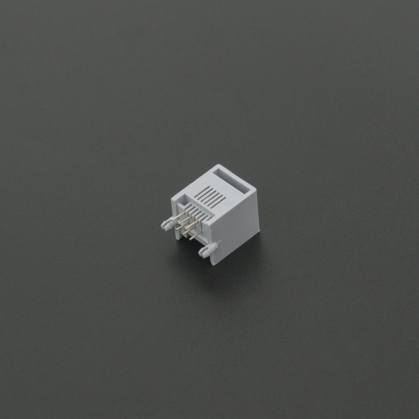Conector Jack RJ12 Gris Para PCB Genérico - 4