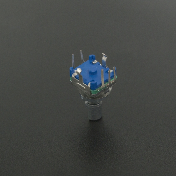 Encoder Rotativo Con Pulsador EC11 De 20 Pulsos Vuelta Genérico - 4