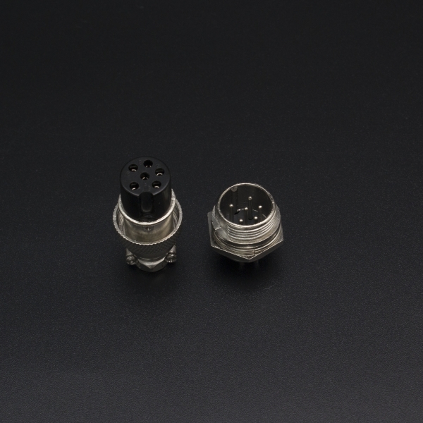 Conector De Aviación GX16 6P Macho-Hembra Genérico - 2