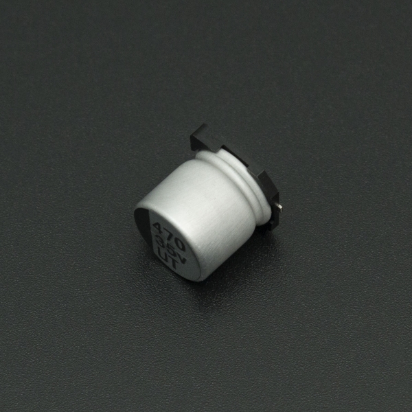 Capacitor Electrolítico De Aluminio 470 uF 35V 10x10.2 mm SMD Genérico - 3