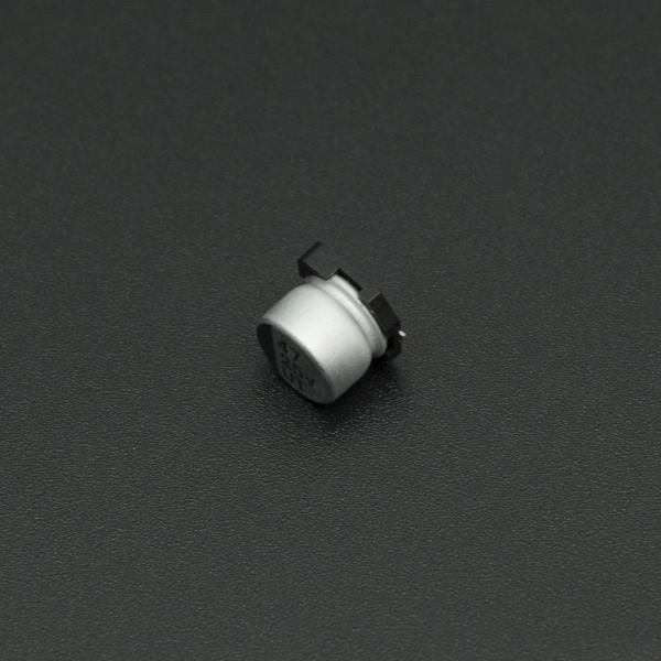 Capacitor Electrolítico De Aluminio 47 uF 25V 6.3x5.4 mm SMD Genérico - 3
