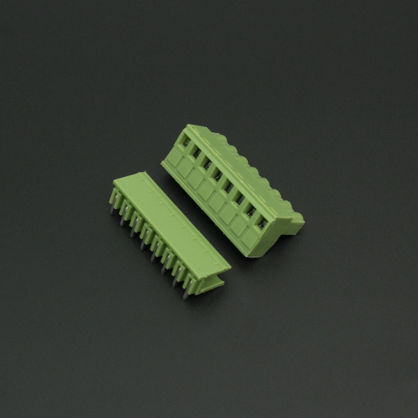 Terminal de Bloque Enchufable 5.08MM Verde 8P Inclinado 90 Grados Genérico - 5 Terminal de Bloque Enchufable 5.08MM Verde 8P Inclinado 90 Grados Genérico - 5