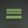 Terminal de Bloque Enchufable 5.08MM Verde 11P Inclinado 90 Grados Genérico - 4