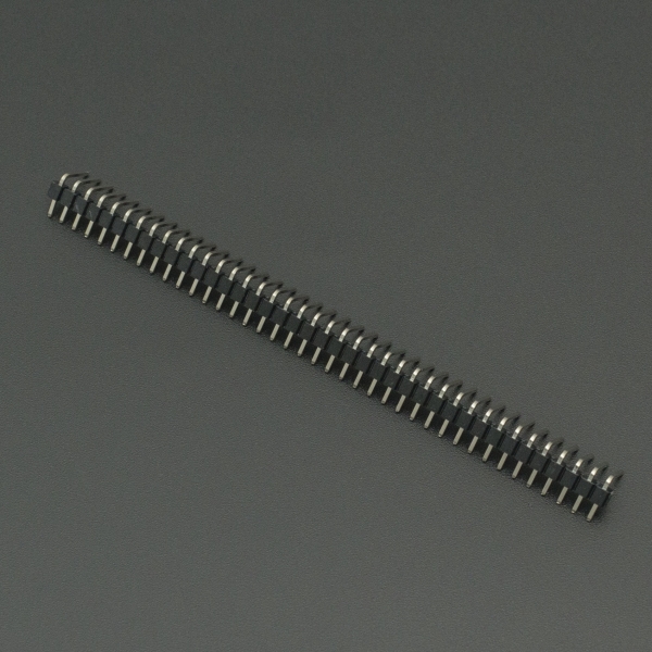 Regleta Conector 1*40P 2MM Macho-Macho Inclinado 90° Genérico - 3