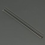 Regleta Conector 1*40P 2.54MM Macho-Macho Inclinado 90° Genérico - 2