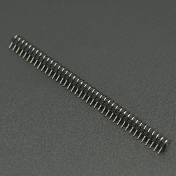 Regleta Conector 1*40P 2.54MM Macho-Macho Inclinado 90° Genérico - 4