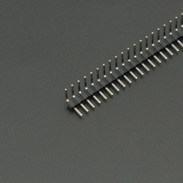 Regleta Conector 1*40P 2.54MM Macho-Macho Inclinado 90° Genérico - 1