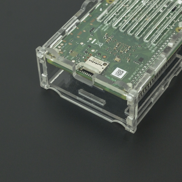 CAJA PROTECTORA EN ACRÍLICO PARA RASPBERRY PI 4 Vistronica - 11