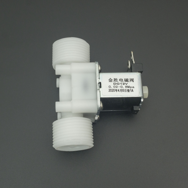 ELECTROVÁLVULA DE PLÁSTICO 12V 3/4'' CON PRESIÓN NORMALMENTE ABIERTA Genérico - 2