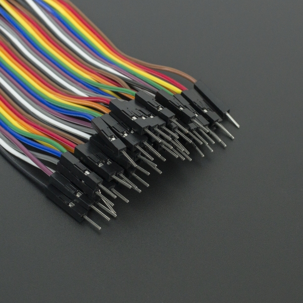 CABLE DUPONT MACHO MACHO X40 10 CM Genérico - 2