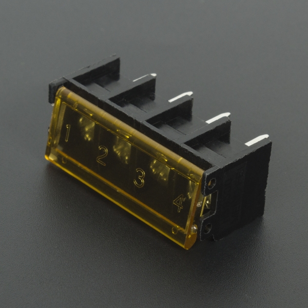 BORNERA TERMINAL BLOCK HB9500 4P 9.5MM CON TAPA Genérico - 2