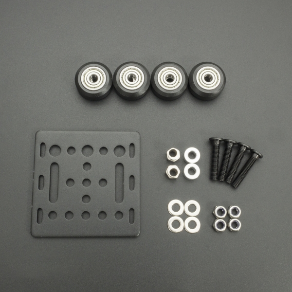 KIT CARRO DESLIZADOR PARA PERFIL ALUMINIO DE 2020 Genérico - 6 KIT CARRO DESLIZADOR PARA PERFIL ALUMINIO DE 2020 Genérico - 6