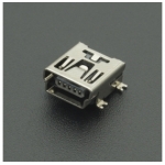 CONECTOR MINI USB TIPO B 5 PINES HEMBRA SMD Genérico - 1