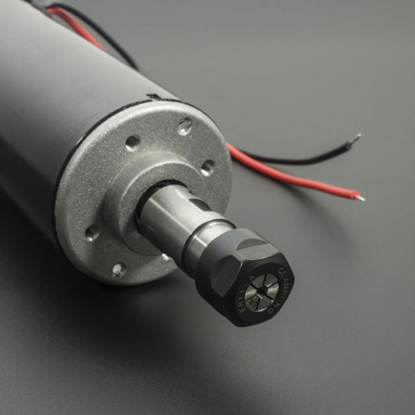 Spindle o Husillo 12000 RPM 110VDC ER11 500W + Soporte Genérico - 3
