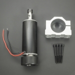 Spindle o Husillo 12000 RPM 110VDC ER11 500W + Soporte Genérico - 4