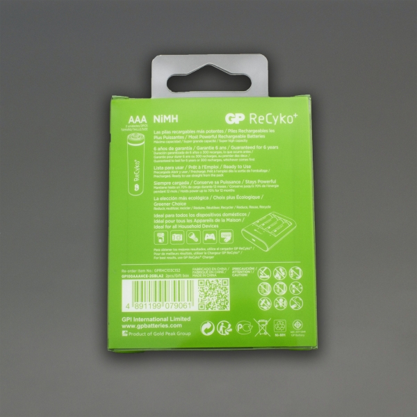 Batería AAA NiMH x2 950mAh GP 1.2V Recargable GP Batteries - 3