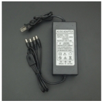 ADAPTADOR DE VOLTAJE 12V 8A CON 4 CONECTOR JACK 5.5X2.5 MM Genérico - 3