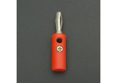 TERMINAL CABEZA DE BANANA M4 6A ROJA Genérico - 1