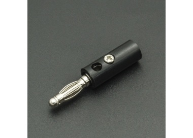 TERMINAL CABEZA DE BANANA M4 10A NEGRA Genérico - 1