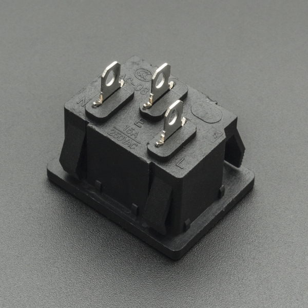 CONECTOR O ENCHUFE DE ALIMENTACIÓN AC-05 PARA CABLE DE PODER C13 Genérico - 2