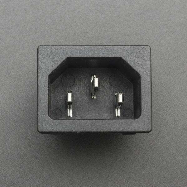 CONECTOR O ENCHUFE DE ALIMENTACIÓN AC-05 PARA CABLE DE PODER C13 Genérico - 3