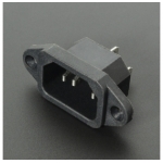 CONECTOR O ENCHUFE DE ALIMENTACIÓN AC-04 PARA CABLE DE PODER C13 Genérico - 1