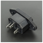 CONECTOR O ENCHUFE DE ALIMENTACIÓN AC-04 PARA CABLE DE PODER C13 Genérico - 2