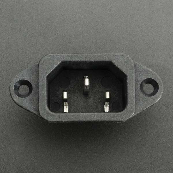 CONECTOR O ENCHUFE DE ALIMENTACIÓN AC-04 PARA CABLE DE PODER C13 Genérico - 3