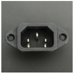CONECTOR O ENCHUFE DE ALIMENTACIÓN AC-04 PARA CABLE DE PODER C13 Genérico - 3