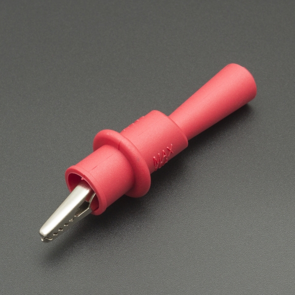 CAIMÁN CONECTOR 11 MM 10A ROJO Genérico - 1