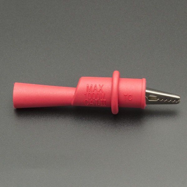CAIMÁN CONECTOR 11 MM 10A ROJO Genérico - 2