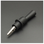 CAIMÁN CONECTOR 11 MM 10A NEGRO Genérico - 1