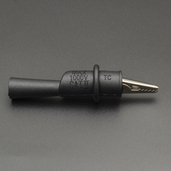 CAIMÁN CONECTOR 11 MM 10A NEGRO Genérico - 2