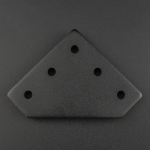 Soporte Unión Angular 5 Agujeros En Forma De L Para Perfil De Aluminio 2020 Genérico - 2