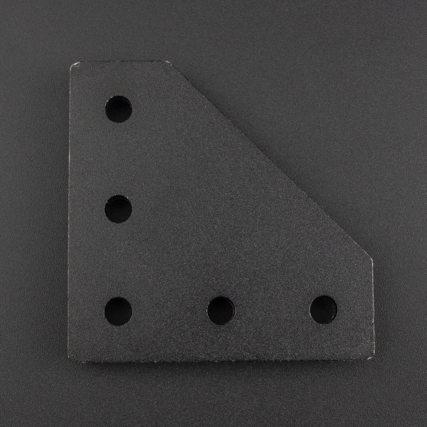 Soporte Unión Angular 5 Agujeros En Forma De L Para Perfil De Aluminio 2020 Genérico - 3