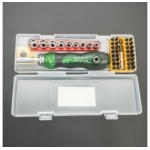 KIT DESTORNILLADOR DE PUNTAS Y COPAS DE PRECISIÓN 40 PIEZAS BELIEF 838E Genérico - 4