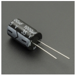 CAPACITOR ELECTROLÍTICO DE ALUMINIO 1000UF 35V 13X20 MM Genérico - 1