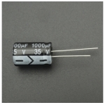 CAPACITOR ELECTROLÍTICO DE ALUMINIO 1000UF 35V 13X20 MM Genérico - 2